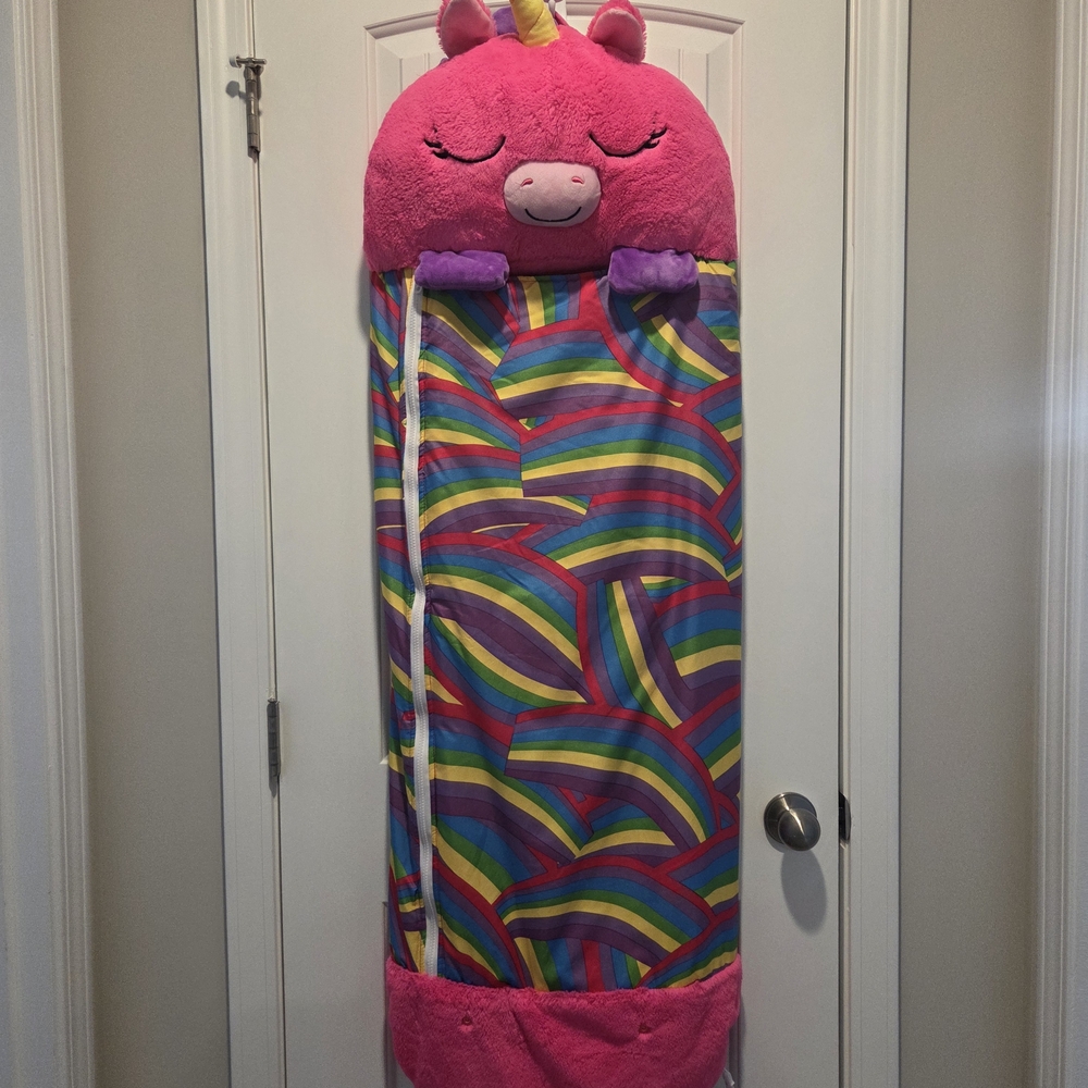 Happy Nappers Unicorn Rainbow Sleeping Bag 🦄